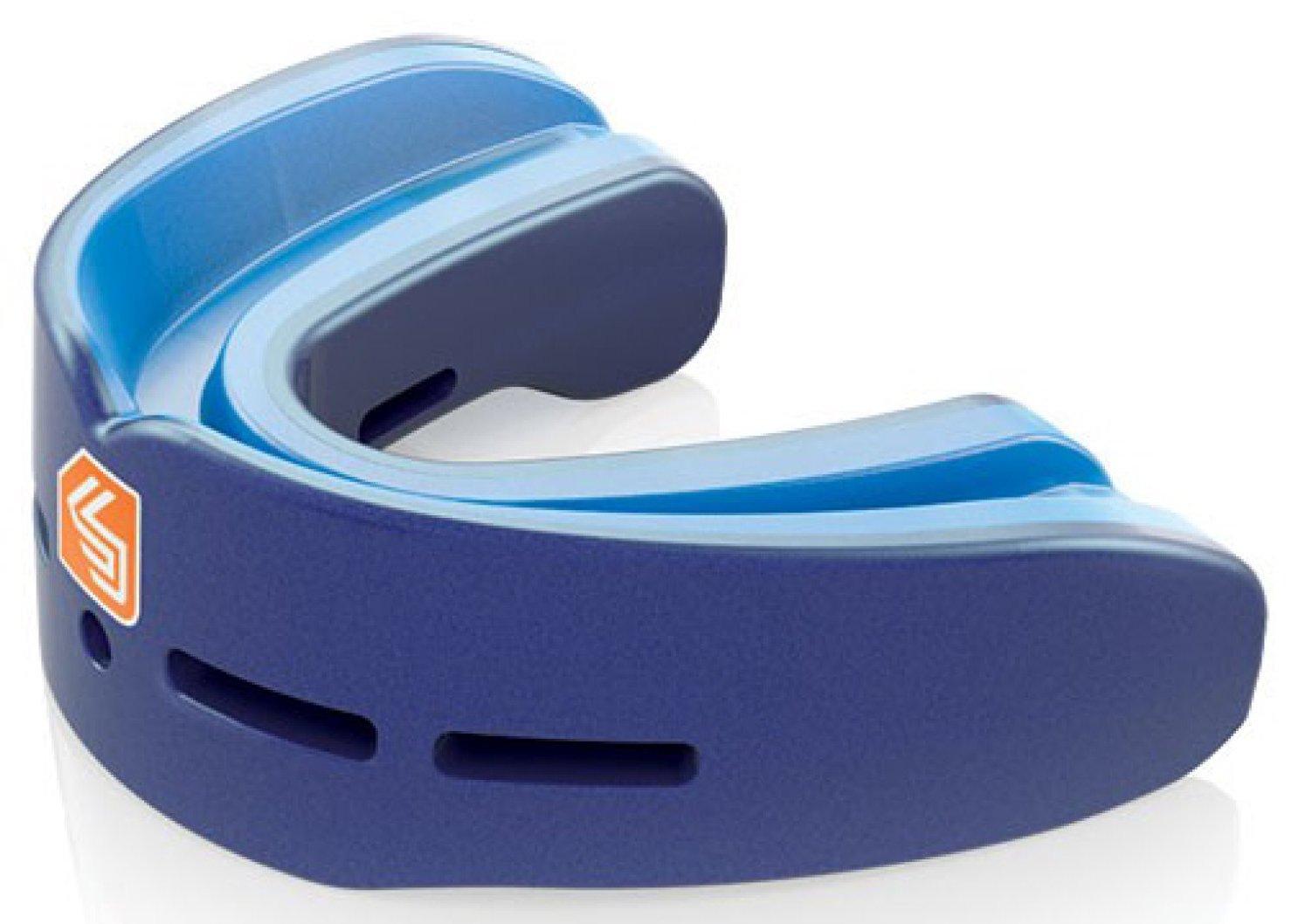 Shock Doctor Adult Nano Double Convertible Mouthguard - BLUE